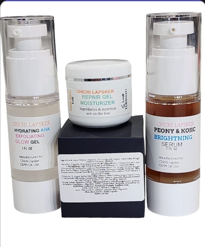 Face Repair Exfoliant Gel & Anti-Aging Face Serum – Skincare Combo