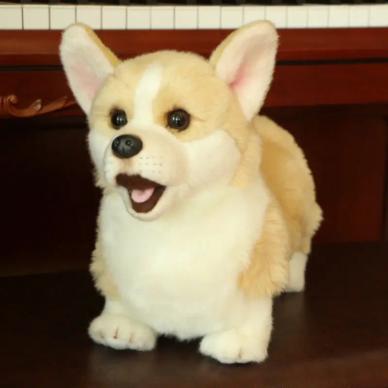 Simulation Bichon Frise Plush dog Toy Super Cute Likelife Pomeranian Stuffed Animals Birthday Puppy Pets toys for pet lovers
