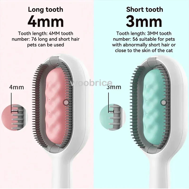For Cats Accessories Cat Brush Cat Comb 3 in 1 Electric Spray Cat Hair Brushes for Massage Pet Grooming Comb Hair Removal Combs