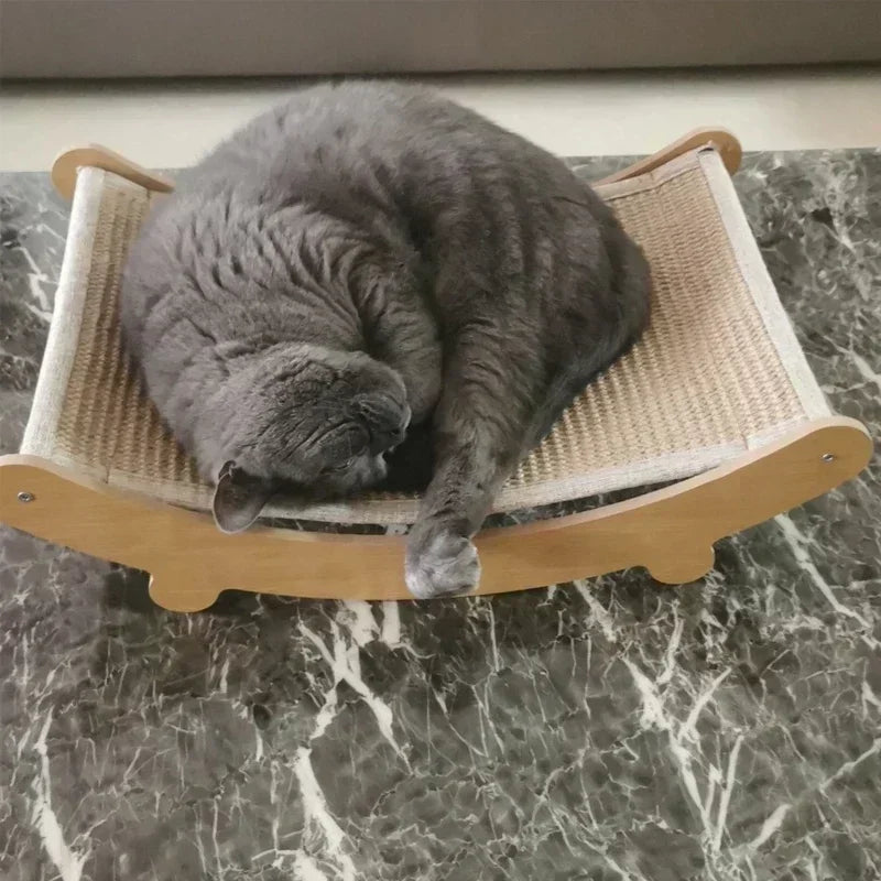 Wooden CaDetachable Wear-resistant Cat Scratch Board Kitten Grinding Cats Toys Reclinert Scratching Pads Cats Sleeping Bed