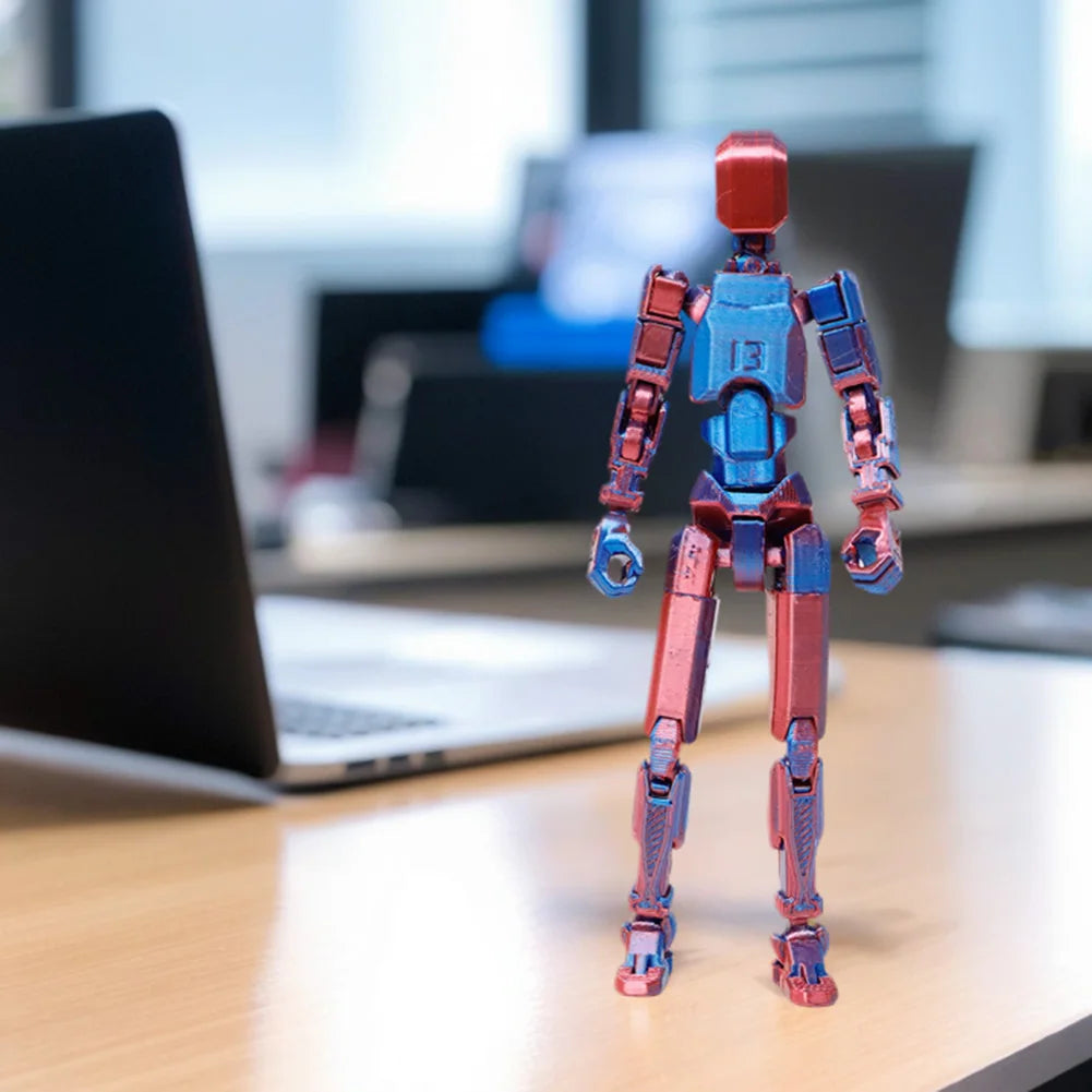 Multi-Jointed Movable Shapeshift Robot Titan 13 Action Figures 3D Printed Mannequin Dummy Toys Kids Adults Children Game