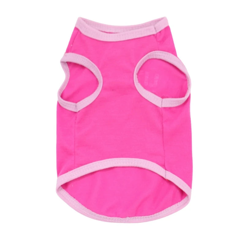 Summer Pet T-shirt Puppy Dog Clothes Crown Princess Letter Printed Cat Vest Cotton T Shirt Pug Chihuahua Costumes for Small Dogs
