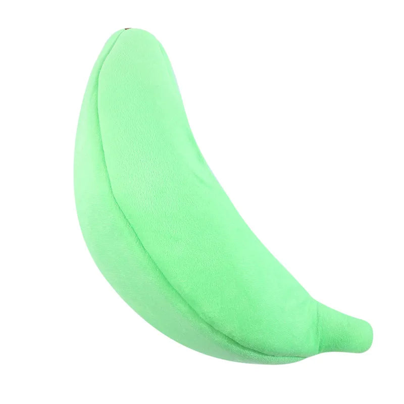 Banana Cat Bed House Funny Cute Cozy Cat Mat Beds Durable Warm Portable Pet Basket Kennel Dog Cushion Cat Supplies Multicolor