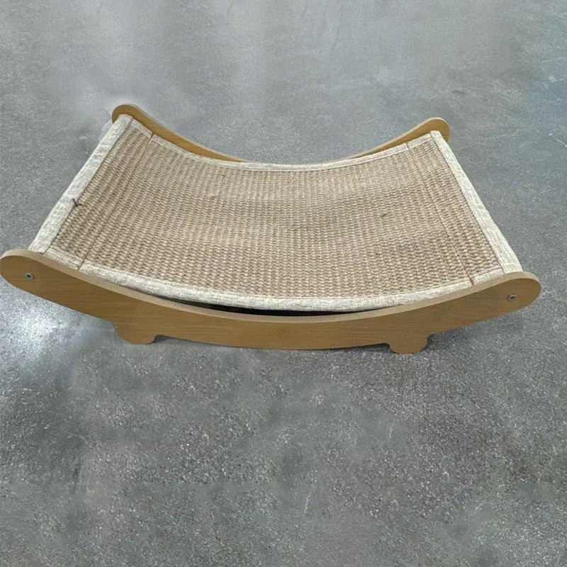 Wooden CaDetachable Wear-resistant Cat Scratch Board Kitten Grinding Cats Toys Reclinert Scratching Pads Cats Sleeping Bed