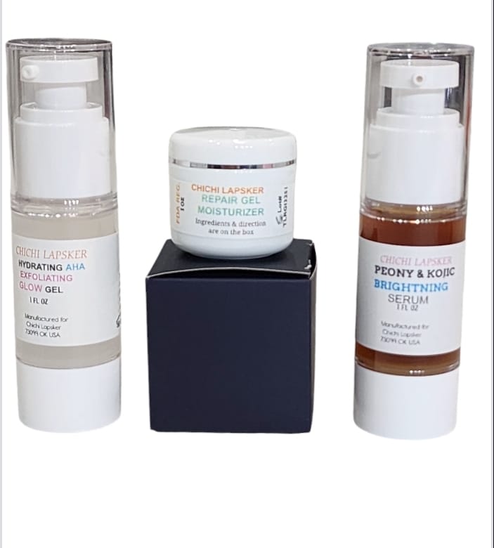 Face Repair Exfoliant Gel & Anti-Aging Face Serum – Skincare Combo