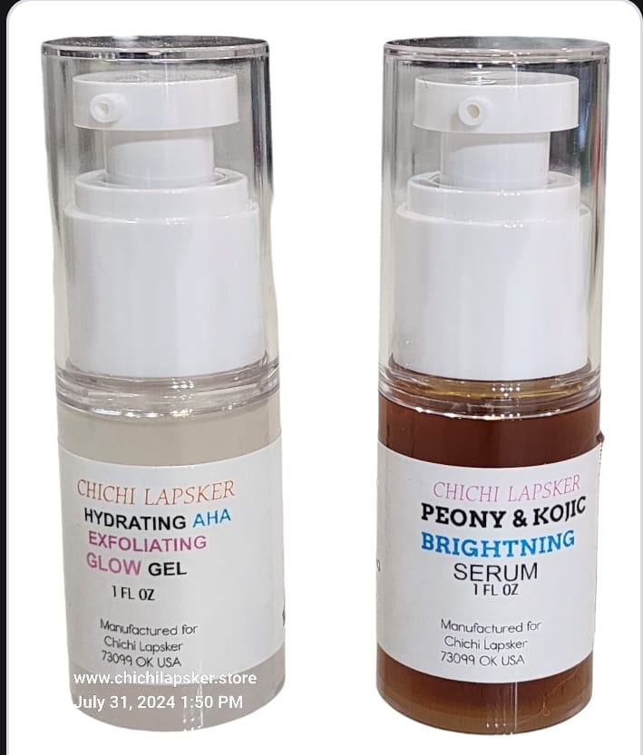 Face Repair Exfoliant Gel & Anti-Aging Face Serum – Skincare Combo