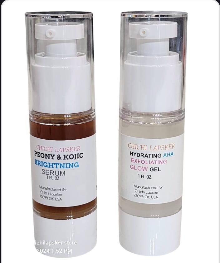 Face Repair Exfoliant Gel & Anti-Aging Face Serum – Skincare Combo