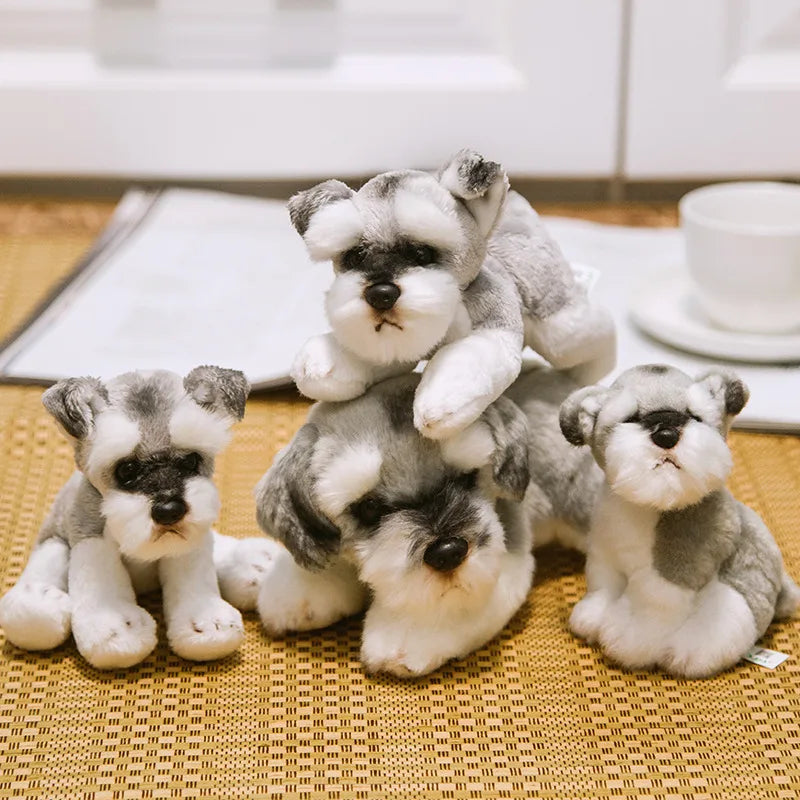 Simulation Bichon Frise Plush dog Toy Super Cute Likelife Pomeranian Stuffed Animals Birthday Puppy Pets toys for pet lovers