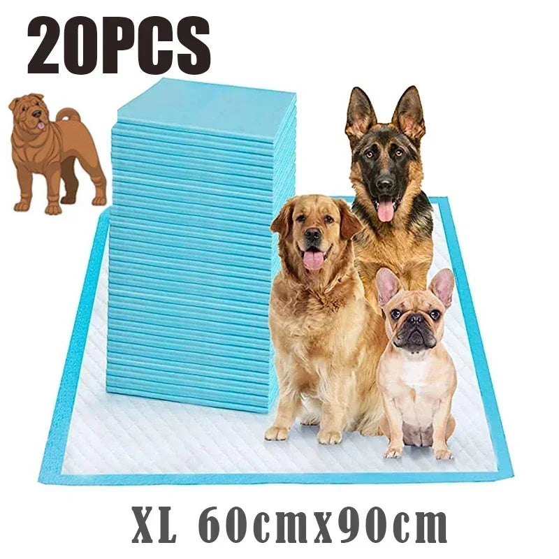 Pee Mats, Dppyisposable Litter Toilet Solutions120-Pack Ultra Absorbent 33x45cm Pet Diaper Pads for Dogs &Cats, Odor-Control Pu