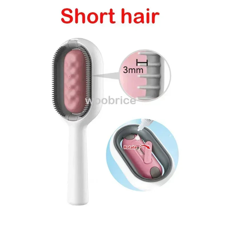 For Cats Accessories Cat Brush Cat Comb 3 in 1 Electric Spray Cat Hair Brushes for Massage Pet Grooming Comb Hair Removal Combs