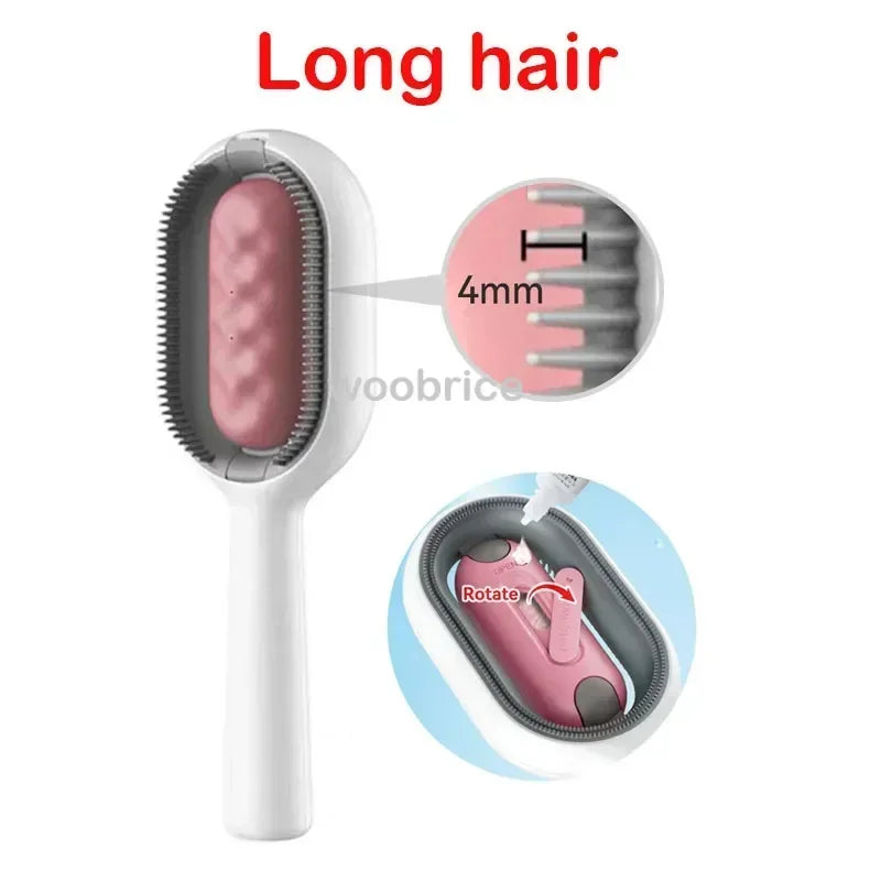 For Cats Accessories Cat Brush Cat Comb 3 in 1 Electric Spray Cat Hair Brushes for Massage Pet Grooming Comb Hair Removal Combs