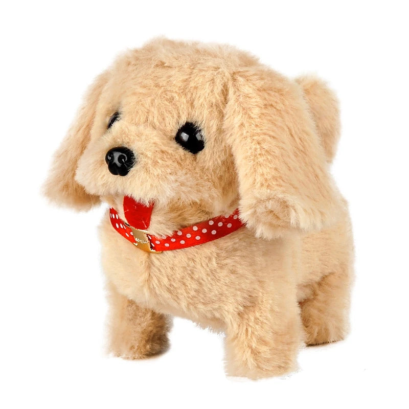 Simulated Pet Dog Parent-Child Interaction Soothing Moving Barking Wagging Tail Electric Plush Toy Children's Birthday Gift