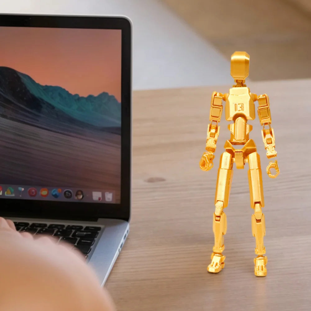 Multi-Jointed Movable Shapeshift Robot Titan 13 Action Figures 3D Printed Mannequin Dummy Toys Kids Adults Children Game
