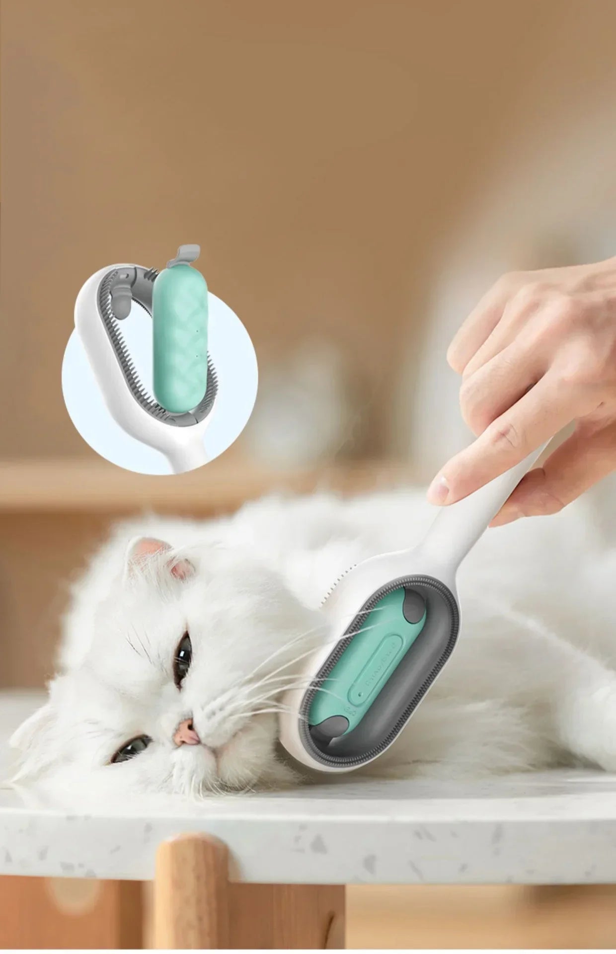 For Cats Accessories Cat Brush Cat Comb 3 in 1 Electric Spray Cat Hair Brushes for Massage Pet Grooming Comb Hair Removal Combs