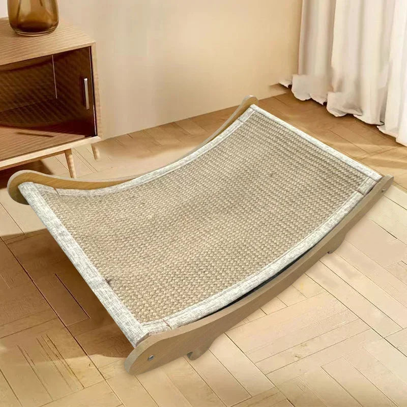 Wooden CaDetachable Wear-resistant Cat Scratch Board Kitten Grinding Cats Toys Reclinert Scratching Pads Cats Sleeping Bed