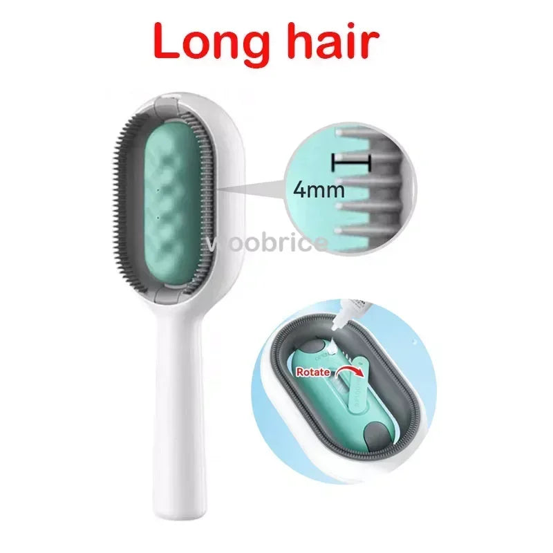 For Cats Accessories Cat Brush Cat Comb 3 in 1 Electric Spray Cat Hair Brushes for Massage Pet Grooming Comb Hair Removal Combs