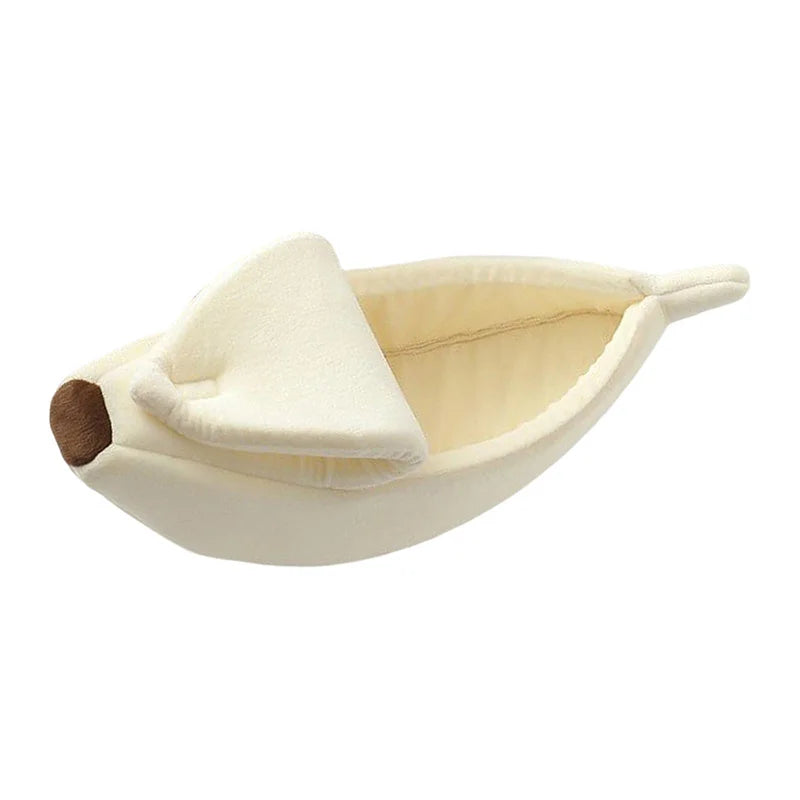 Banana Cat Bed House Funny Cute Cozy Cat Ma Betds Warm Durable Portable Pet Basket Kennel Dog Cushion Cat Supplies Multicolor