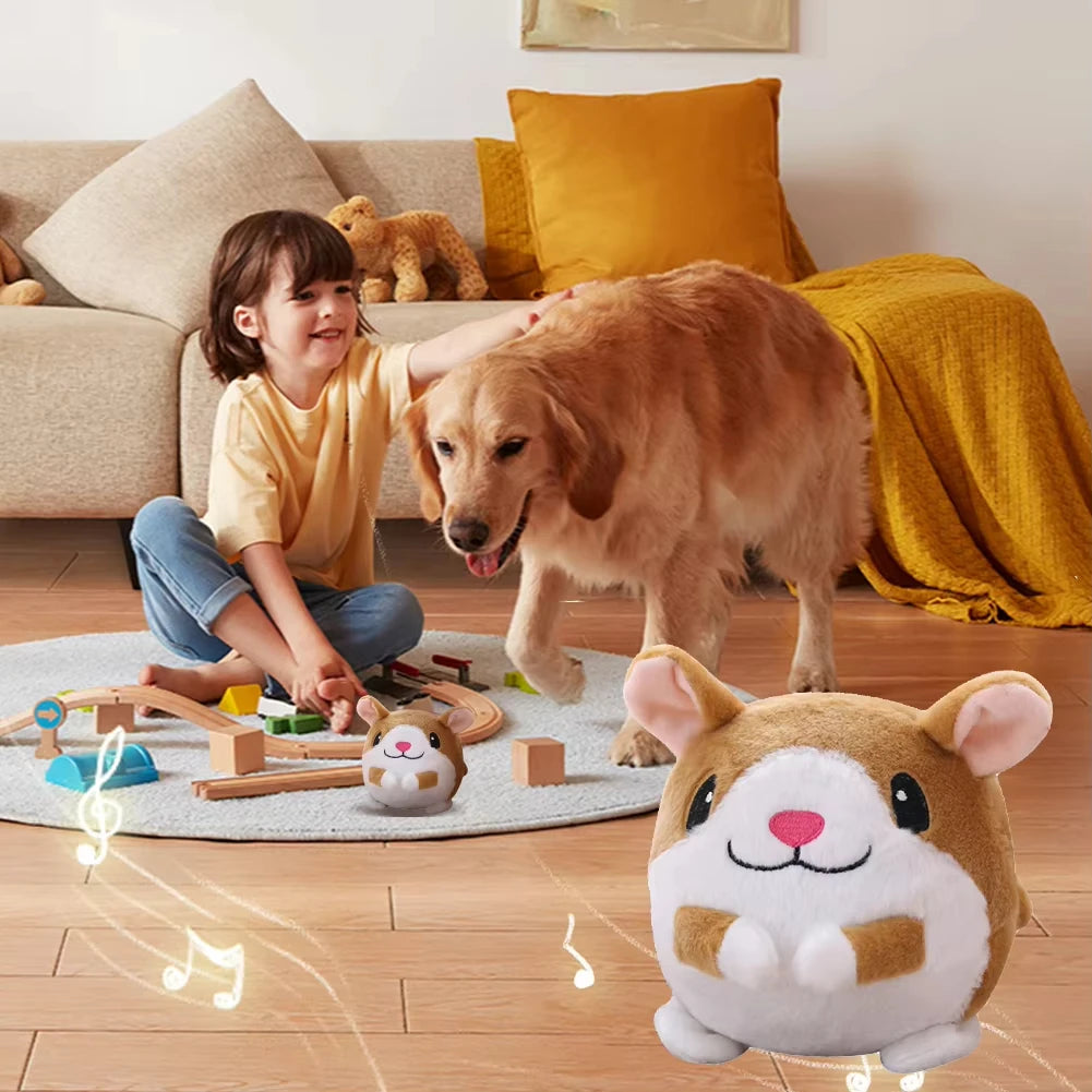 Pet Smart Cat Toy Electric Automatic Plush Bouncing Toys Interactive Toys Self-moving Kitten Toys for Indoor Playing Small Dogs