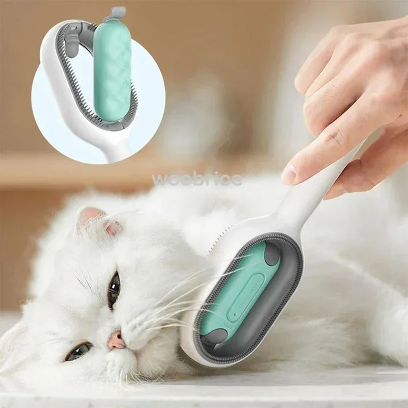 For Cats Accessories Cat Brush Cat Comb 3 in 1 Electric Spray Cat Hair Brushes for Massage Pet Grooming Comb Hair Removal Combs