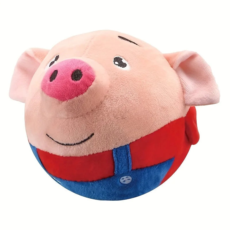 Pet Smart Cat Toy Electric Automatic Plush Bouncing Toys Interactive Toys Self-moving Kitten Toys for Indoor Playing Small Dogs