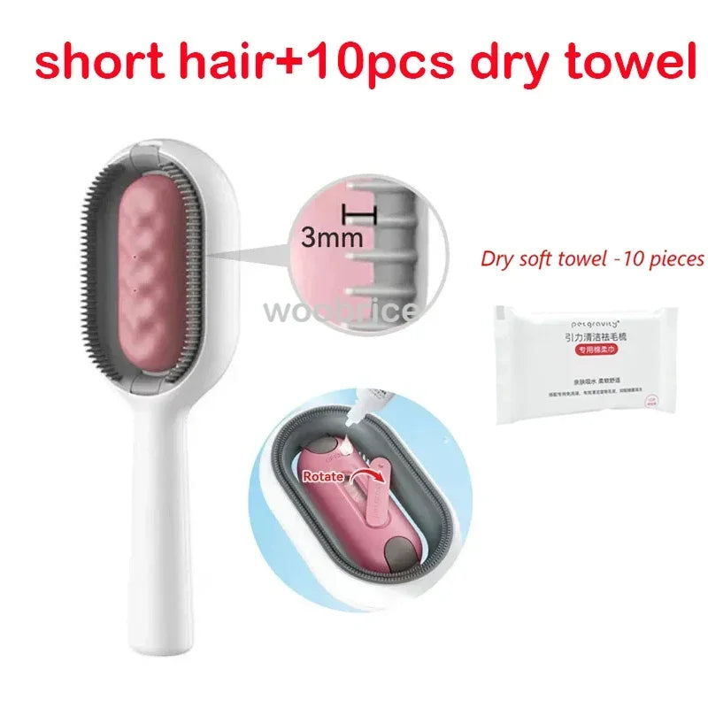 For Cats Accessories Cat Brush Cat Comb 3 in 1 Electric Spray Cat Hair Brushes for Massage Pet Grooming Comb Hair Removal Combs