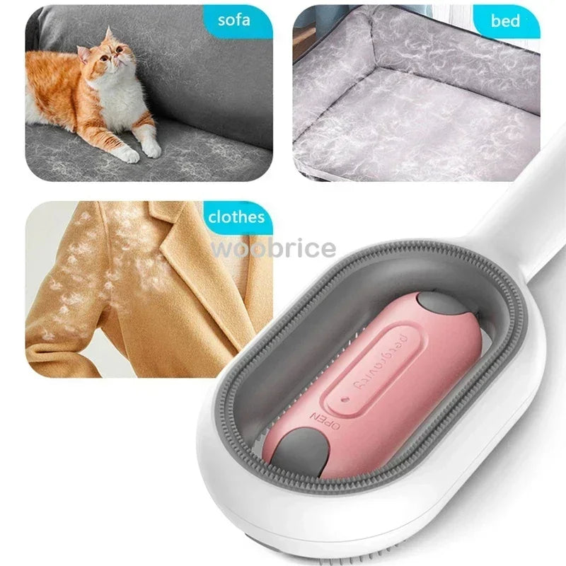 For Cats Accessories Cat Brush Cat Comb 3 in 1 Electric Spray Cat Hair Brushes for Massage Pet Grooming Comb Hair Removal Combs