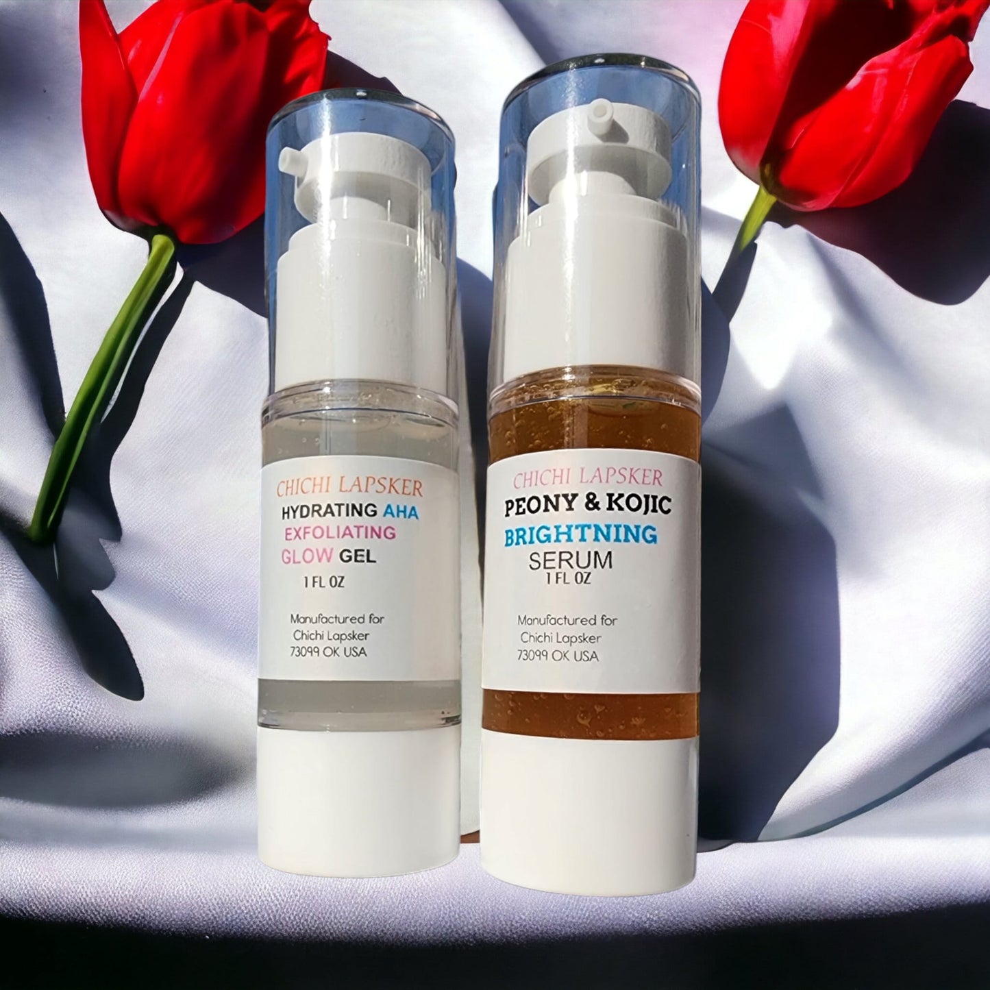 Face Repair Exfoliant Gel & Anti-Aging Face Serum – Skincare Combo